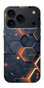 Чехол Burning hex pattern для iPhone 18 Pro