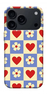 Чехол Сердечки-цветочки для iPhone 18 Pro