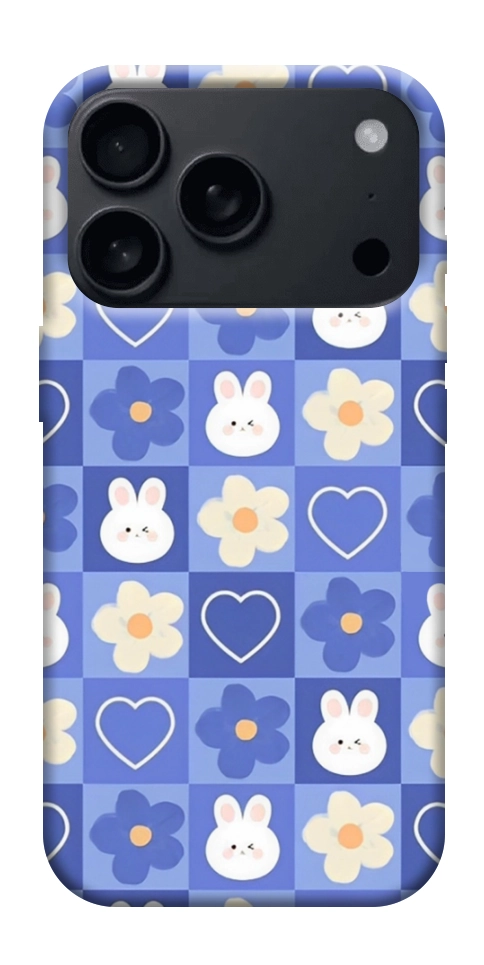 Чохол Кролики-квіточки для iPhone 18 Pro
