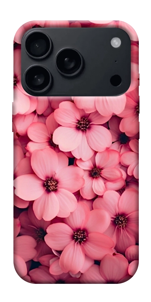 Чехол Pink flowers для iPhone 18 Pro