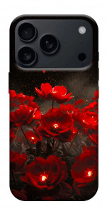 Чехол Burning flowers для iPhone 18 Pro