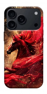 Чехол Red sparkles Horse для iPhone 18 Pro