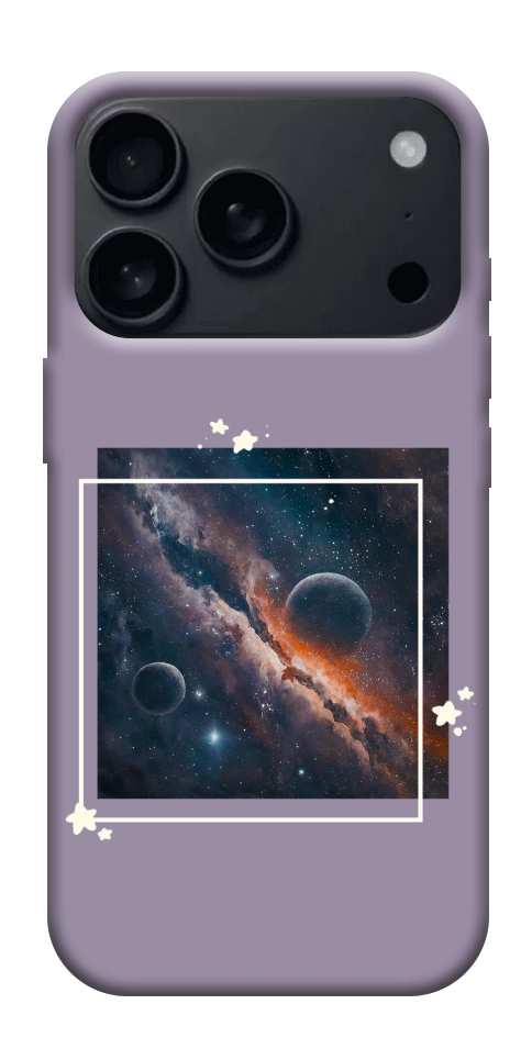 Чохол Космос у квадраті для iPhone 18 Pro