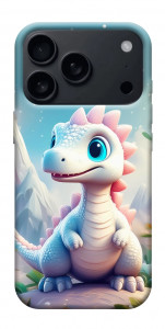 Чехол Белый дракоша для iPhone 18 Pro