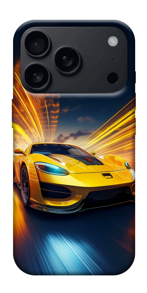 Чехол Yellow Porsche для iPhone 18 Pro