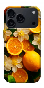 Чехол Лимоны и цветы для iPhone 18 Pro