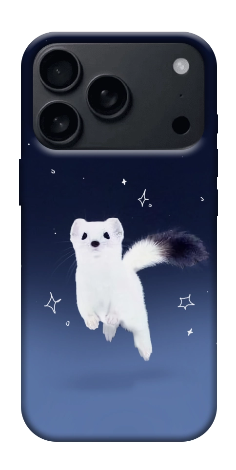 Чехол Хорёк в снегу для iPhone 18 Pro