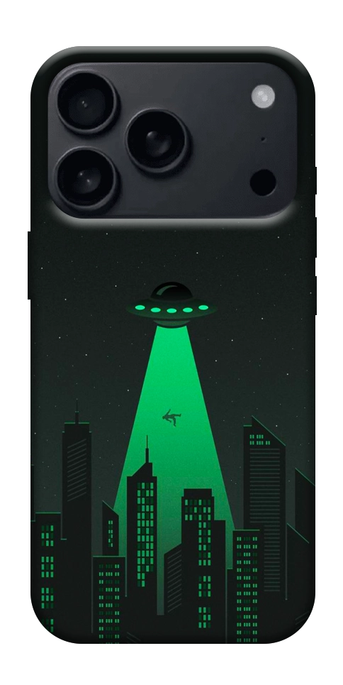Чехол Green ufo для iPhone 18 Pro