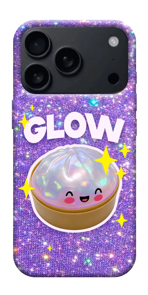 Чехол Purple sparkle dumpling для iPhone 18 Pro