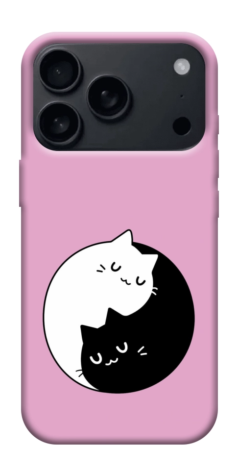 Чехол Коты инь-янь для iPhone 18 Pro