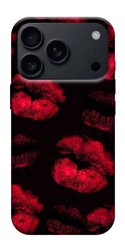 Чехол Kisses on black для iPhone 18 Pro