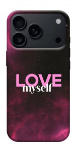 Чехол Love myself для iPhone 18 Pro