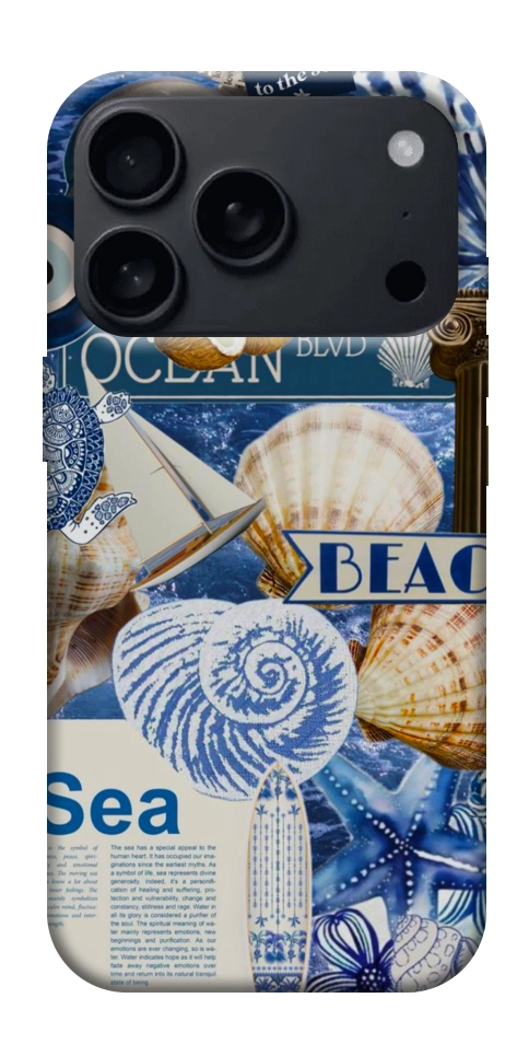 Чехол Морской коллаж для iPhone 18 Pro