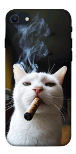 Чехол Cat cigar для iPhone SE (2022)