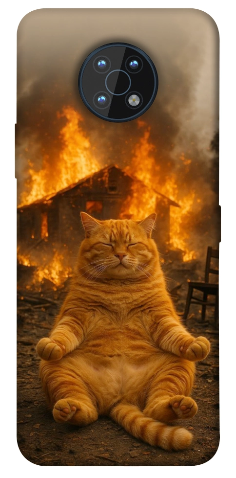Чехол Burning cat для Nokia G50