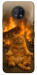 Чехол Burning cat для Nokia G50