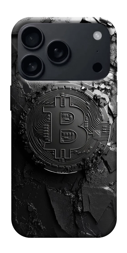 Чехол Dark bitcoin для iPhone 18 Pro