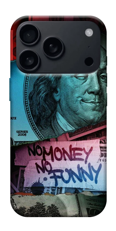 Чехол No money no funny для iPhone 18 Pro