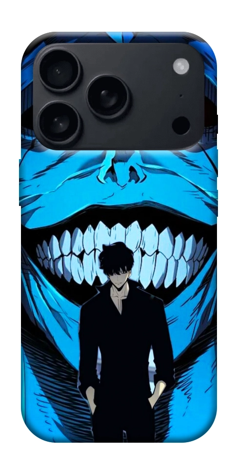 Чехол Solo leveling blue vibe для iPhone 18 Pro