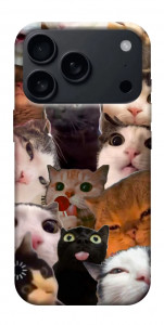 Чехол Сats сollage для iPhone 18 Pro