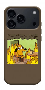 Чехол Dog in the fire для iPhone 18 Pro