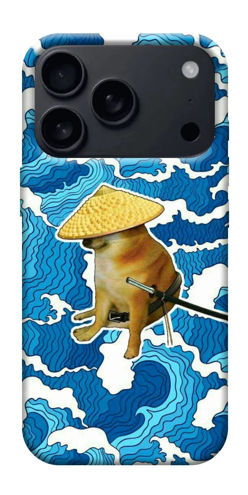 Чехол Sad dog samurai для iPhone 18 Pro