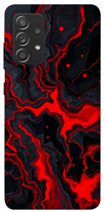 Чехол Black red marble для Samsung Galaxy A72 4G