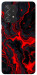Чехол Black red marble для Galaxy A72 5G