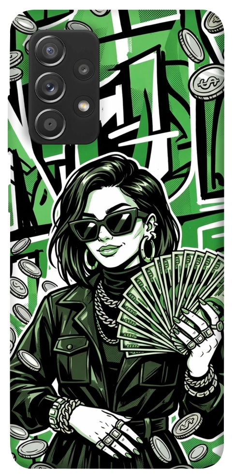 Чехол Money woman green для Galaxy A72 5G