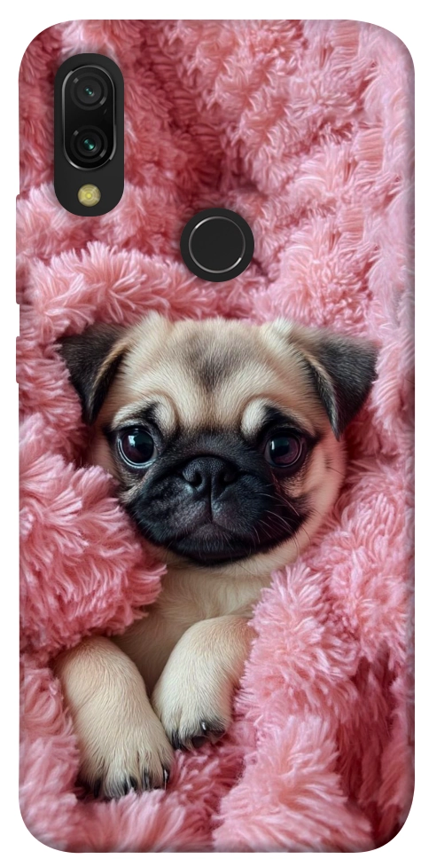 Чохол Мопс у ніжностях для Xiaomi Redmi 7