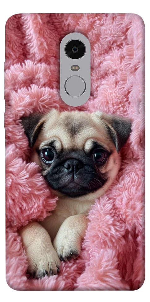 Чехол Мопс в нежностях для Xiaomi Redmi Note 4X