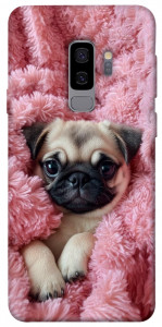 Чехол Мопс в нежностях для Galaxy S9+