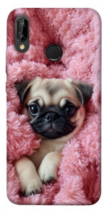 Чехол Мопс в нежностях для Huawei P20 Lite