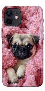 Чехол Мопс в нежностях для iPhone 12 mini