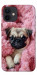 Чехол Мопс в нежностях для iPhone 12 mini