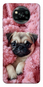 Чехол Мопс в нежностях для Xiaomi Poco X3 Pro