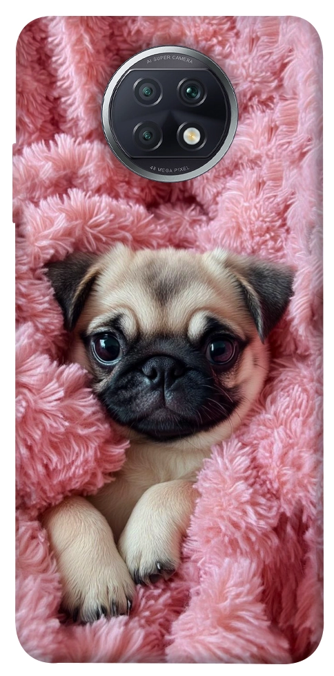 Чохол Мопс у ніжностях для Xiaomi Redmi Note 9T
