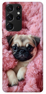 Чохол Мопс у ніжностях для Galaxy S21 Ultra