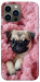 Чехол Мопс в нежностях для iPhone 13 Pro Max