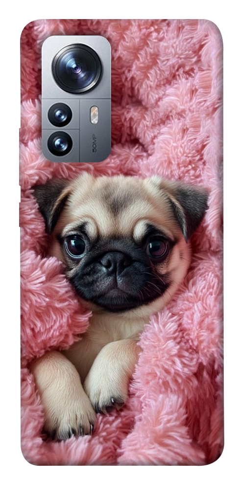 Чохол Мопс у ніжностях для Xiaomi 12