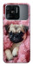 Чехол Мопс в нежностях для Xiaomi Redmi 10C