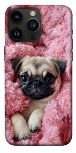 Чехол Мопс в нежностях для iPhone 14 Pro Max