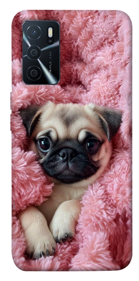 Чохол Мопс у ніжностях для Oppo A16