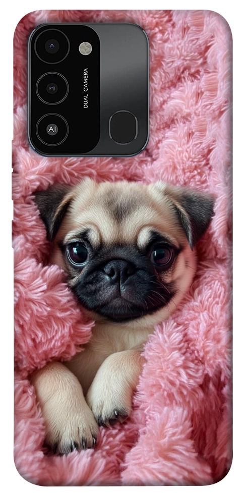 Чохол Мопс у ніжностях для TECNO Spark 8C