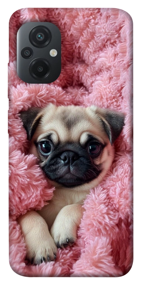Чехол Мопс в нежностях для Xiaomi Poco M5