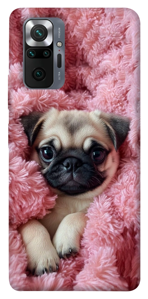 Чохол Мопс у ніжностях для Xiaomi Redmi Note 10 Pro Max