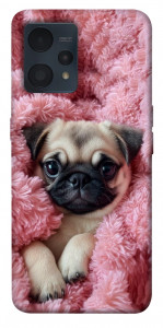 Чехол Мопс в нежностях для Realme 9 Pro+