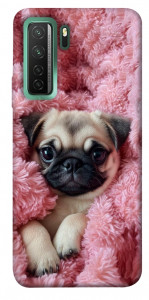 Чехол Мопс в нежностях для Huawei nova 7 SE