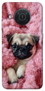 Чехол Мопс в нежностях для Nokia X20