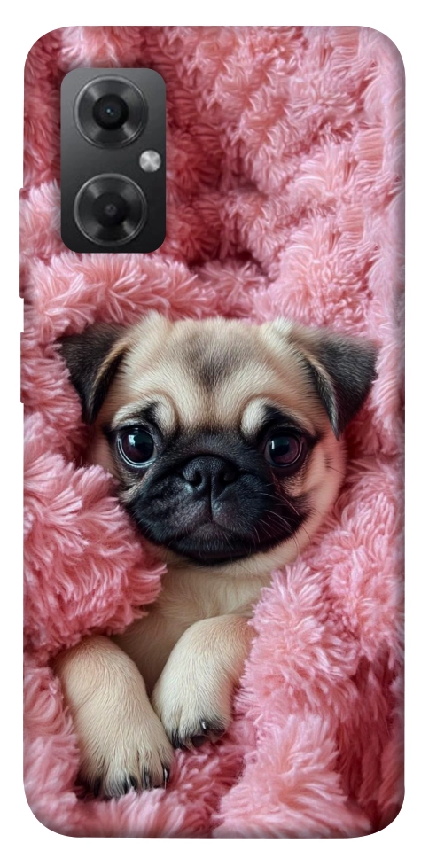Чохол Мопс у ніжностях для Xiaomi Redmi Note 11R
